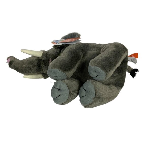 Wild Republic Gray Elephant Plush Stuffed Animal Toy 16 inch Dallas Zoo NEW - Picture 5 of 9